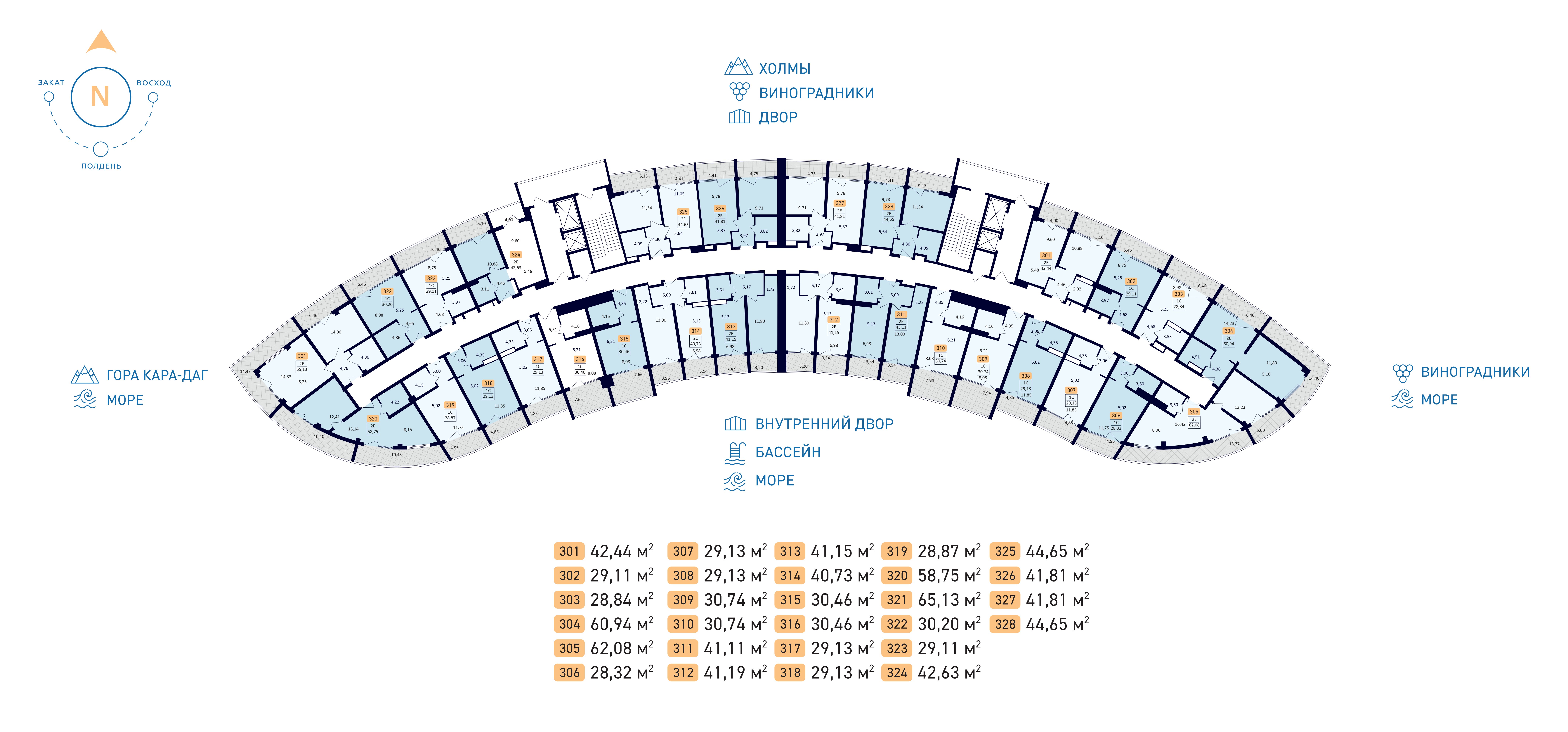 8-3/10 · 30,74 м²